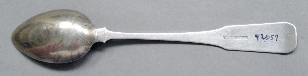 1998.0004.3682 Silver spoon underside