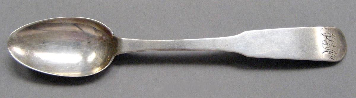 1998.0004.3683.001 Silver spoon upper surface view