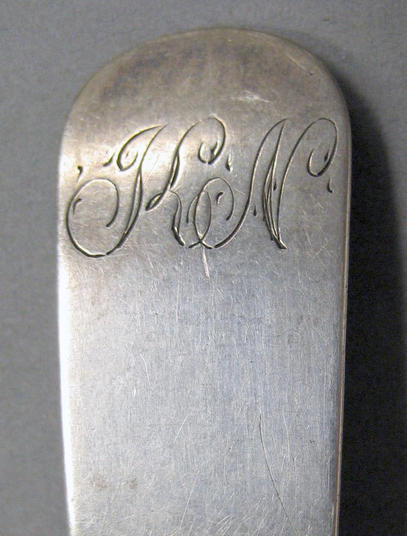 1998.0004.3683.001 Silver spoon engraving
