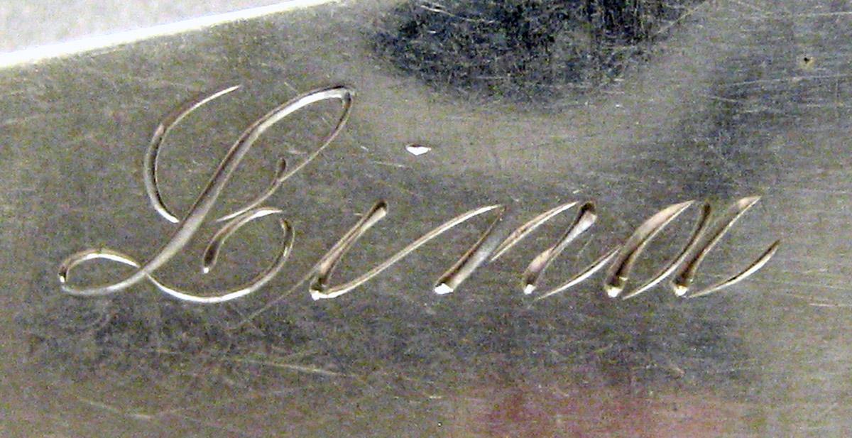 1998.0004.3687.001 Silver spoon engraving