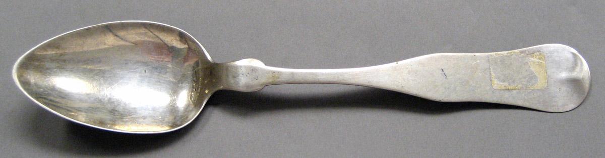 1998.0004.3691 Silver spoon upper surface