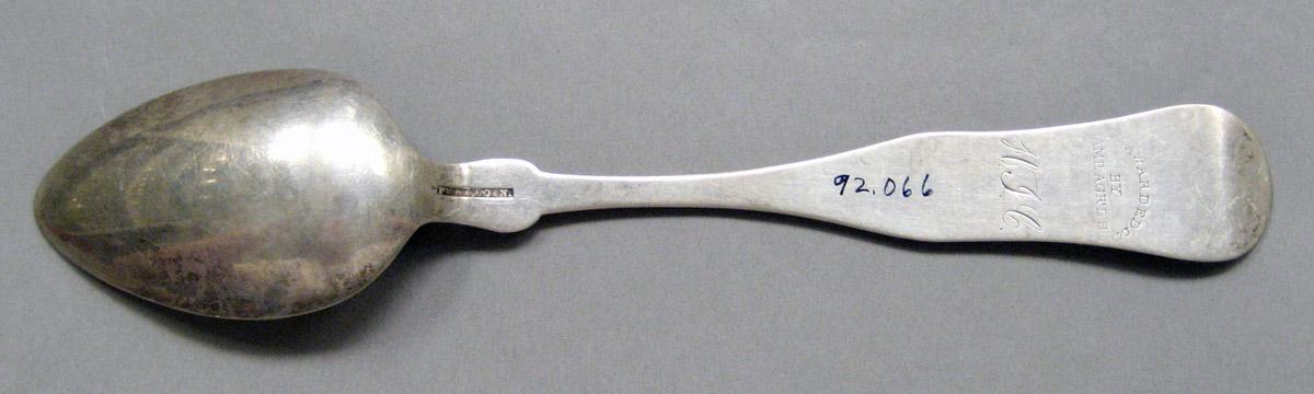 1998.0004.3691 Silver spoon underside