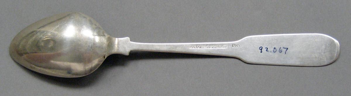 1998.0004.3692 Silver spoon underside