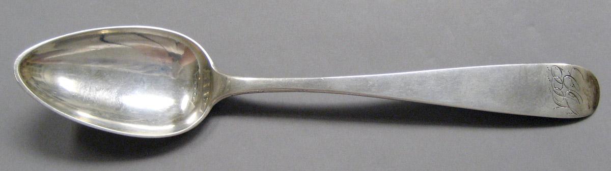 1998.0004.3694 Silver spoon upper surface