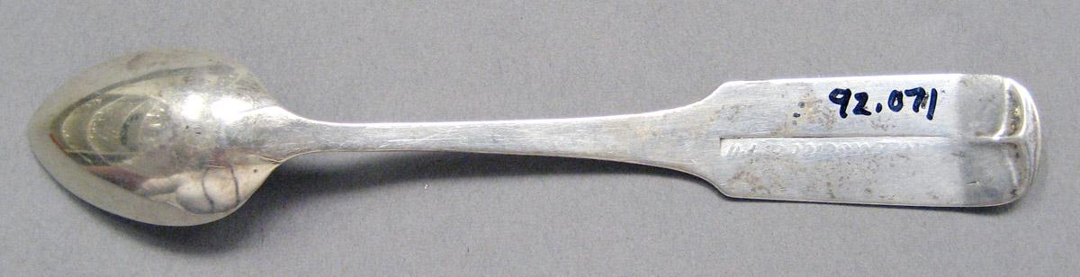 1998.0004.3696 Silver spoon underside