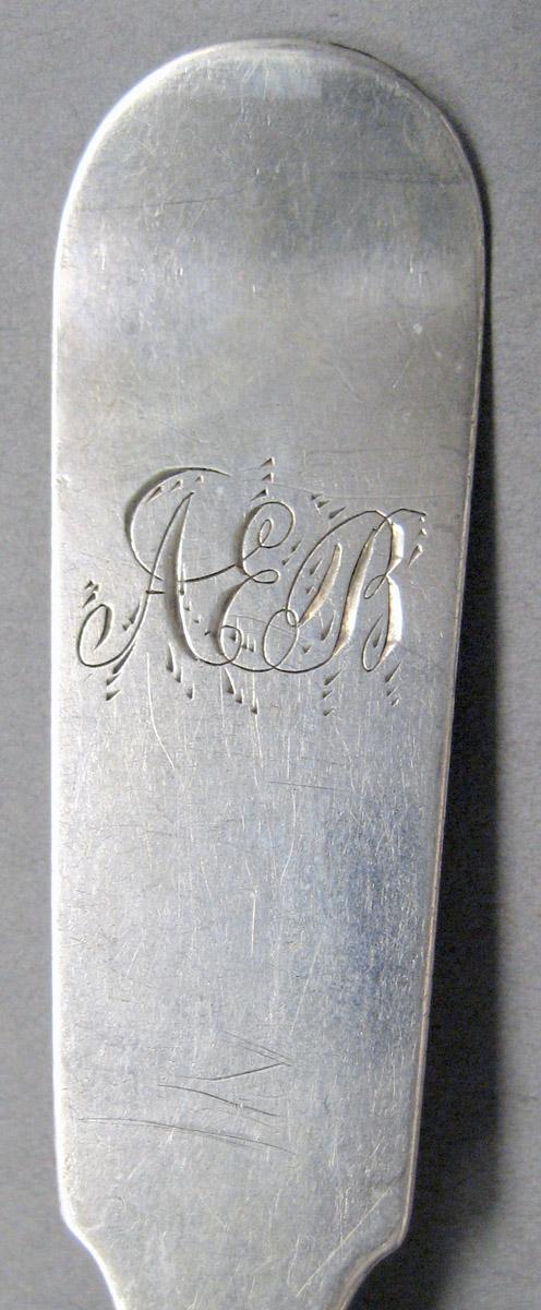 1998.0004.3698 Silver spoon engraving