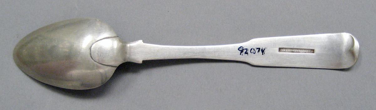 1998.0004.3699 Silver spoon underside