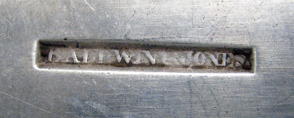 1998.0004.3699 Silver spoon mark