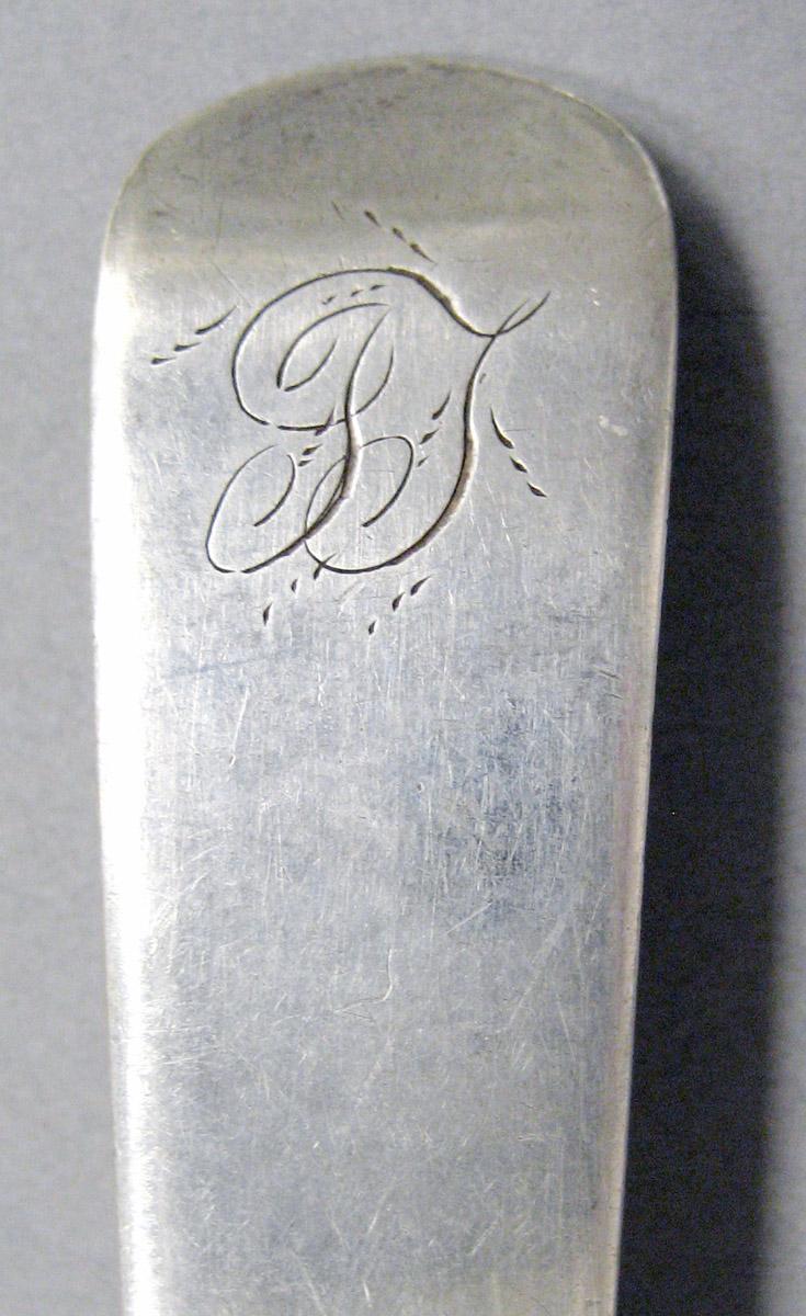 1998.0004.3699 Silver spoon engraving