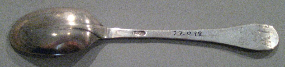 1998.0004.369 Silver Spoon underside