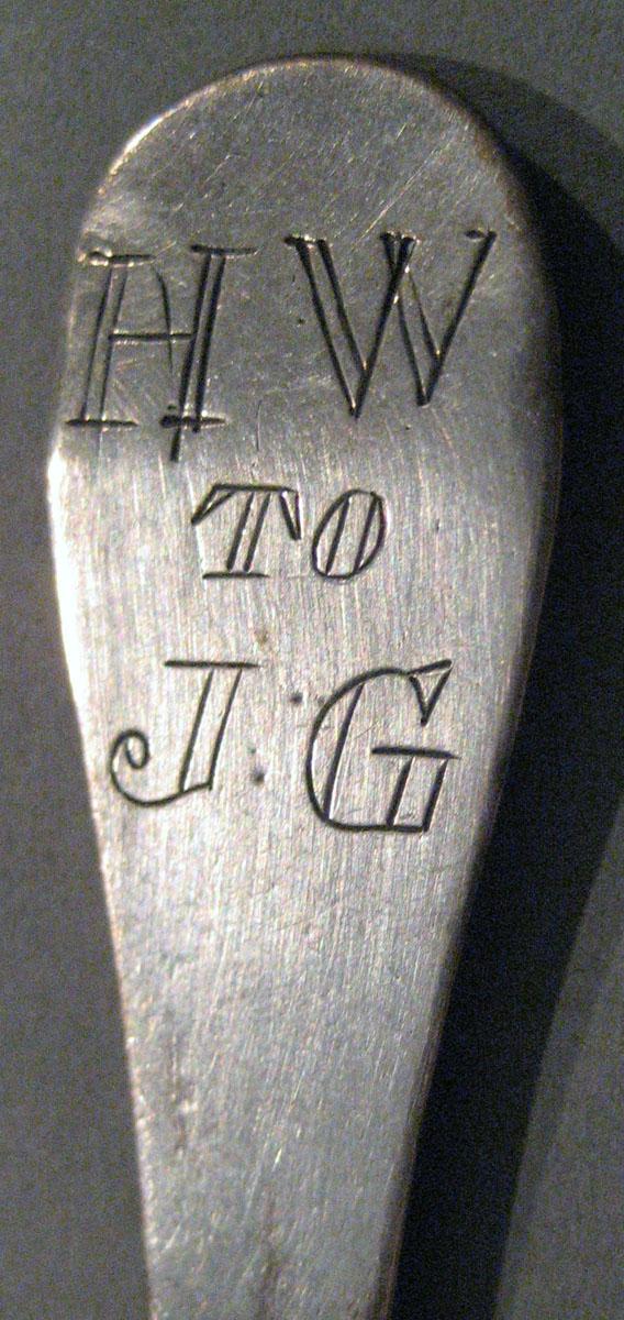 1998.0004.369 Silver Spoon engraving