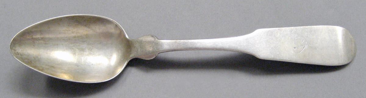 1998.0004.3700 Silver spoon upper surface