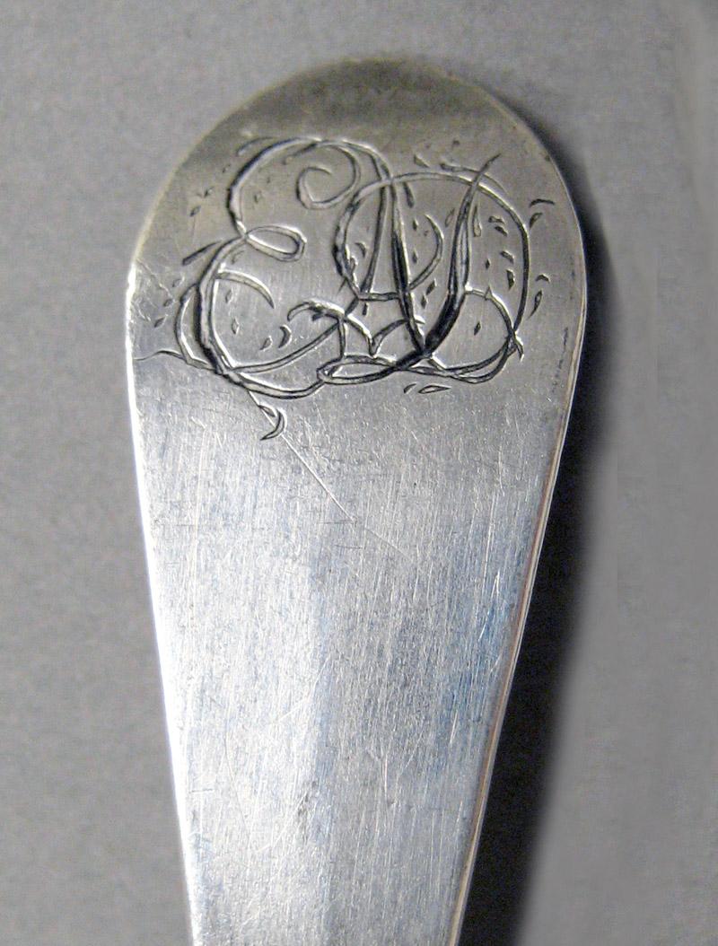 1998.0004.3702.002 Silver spoon engraving