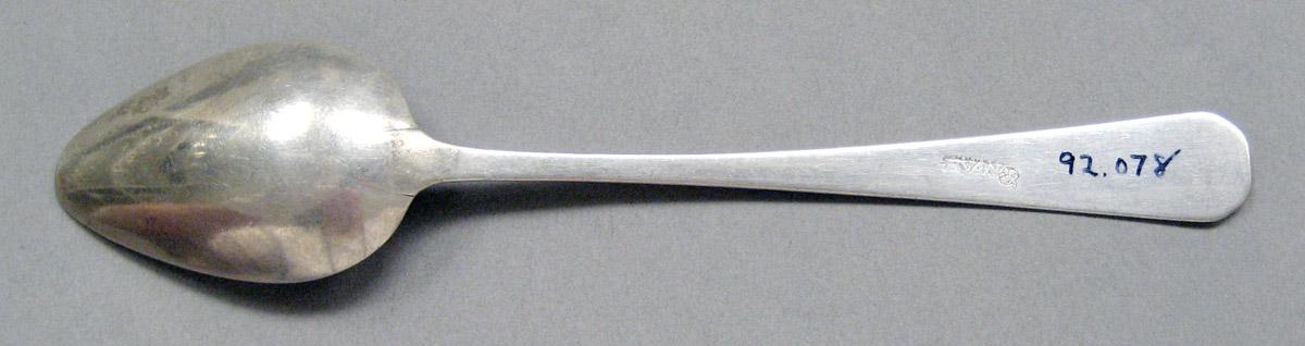 1998.0004.3703 Silver spoon underside