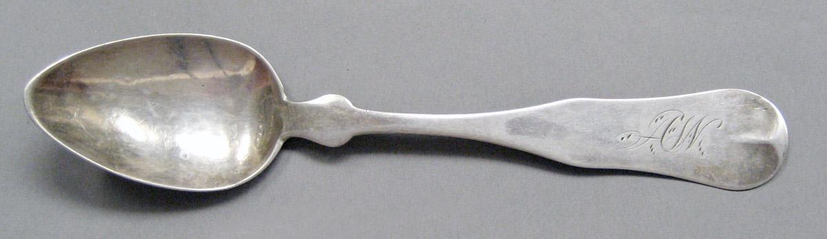 1998.0004.3704 Silver spoon upper surface
