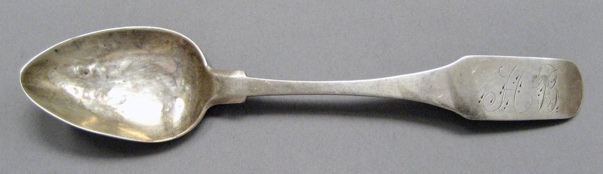 1998.0004.3709 Silver spoon upper surface