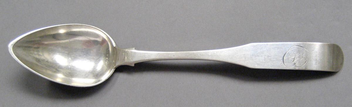 1998.0004.3711 Silver spoon upper surface
