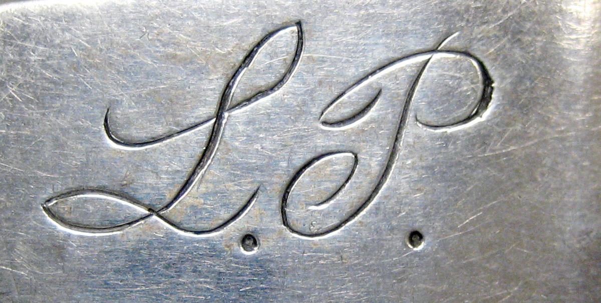 1998.0004.3713 Silver spoon engraving