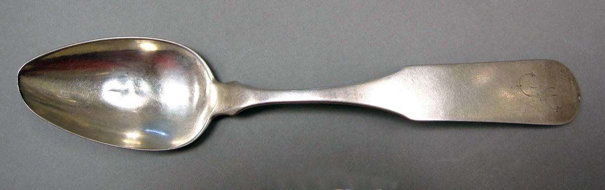 1998.0004.3715 Silver spoon upper surface
