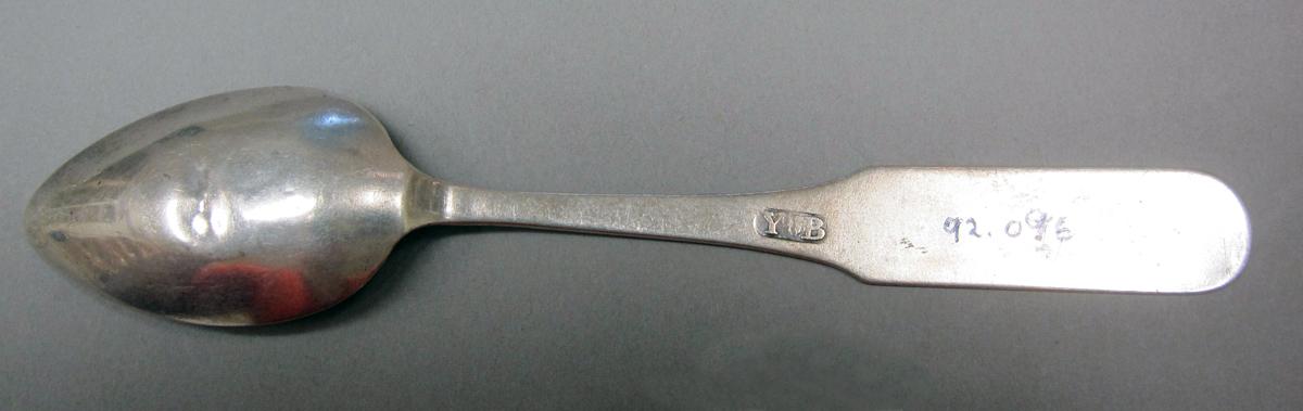1998.0004.3721 Silver spoon underside