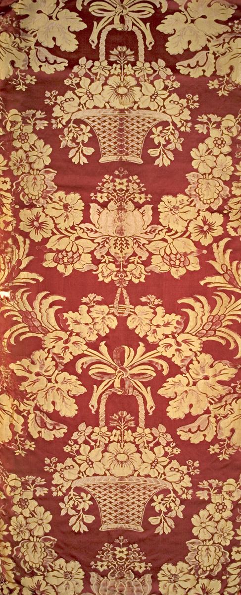 1958.0629.003 B Window Hanging, Side Curtain, Pattern Repeat