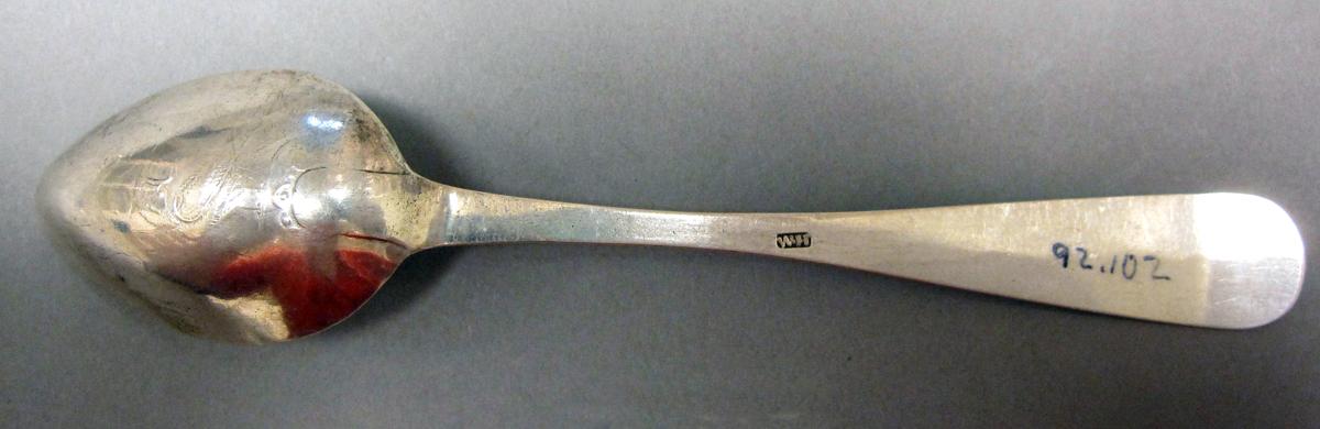 1998.0004.3727 Silver spoon underside
