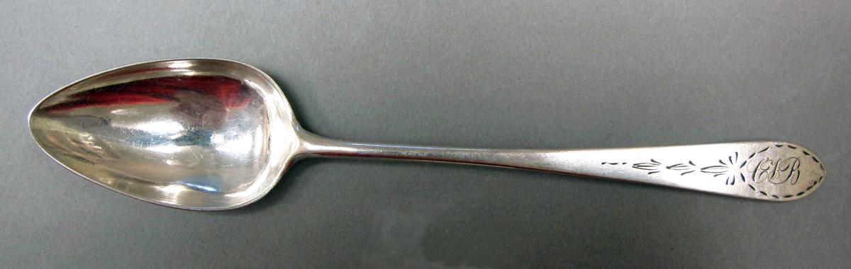 1998.0004.3728.001 Silver spoon upper surface