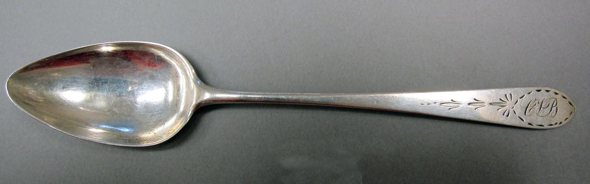 1998.0004.3728.002 Silver spoon upper surface