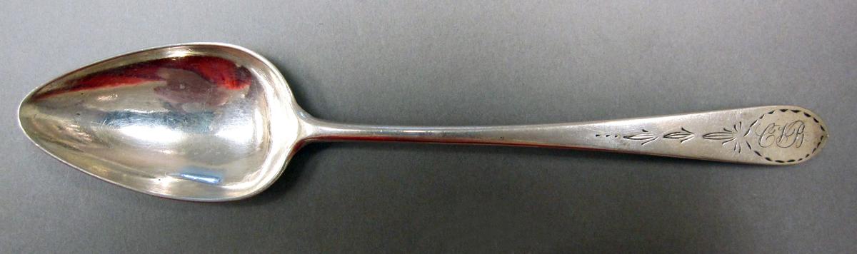 1998.0004.3728.003 Silver spoon upper surface