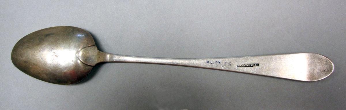 1998.0004.3731 Silver spoon underside