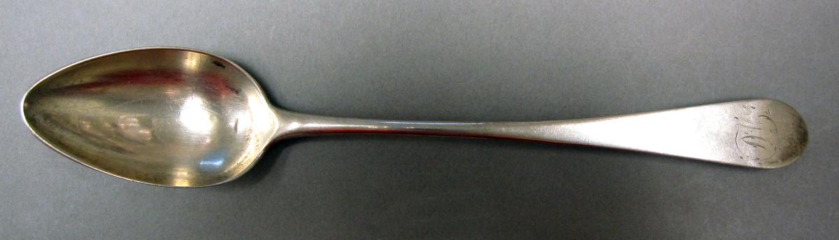1998.0004.3732 Silver spoon upper surface