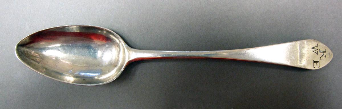 1998.0004.3734 Silver spoon upper surface
