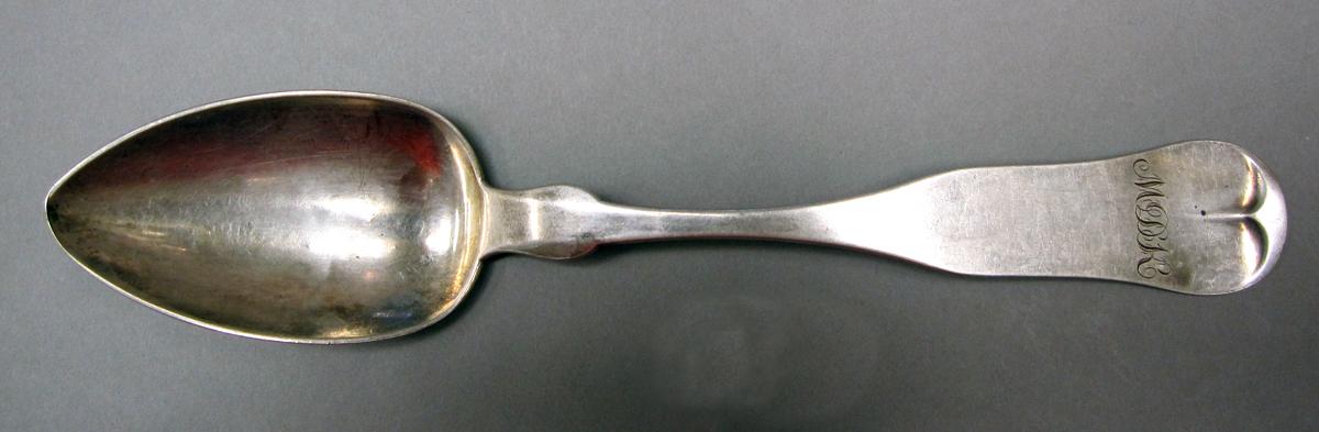 1998.0004.3736 Silver spoon upper surface