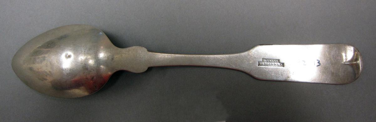 1998.0004.3738 Silver spoon underside