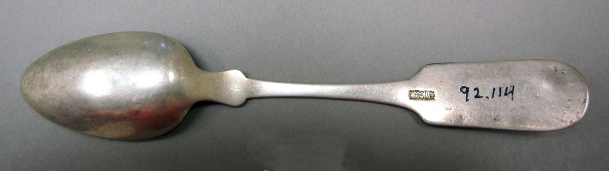 1998.0004.3739 Silver spoon underside