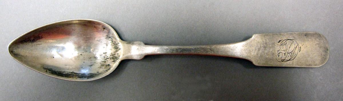 1998.0004.3740 Silver spoon upper surface