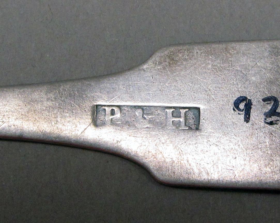1998.0004.3740 Silver spoon mark