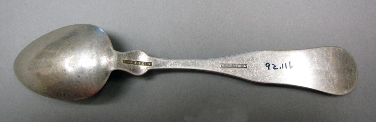 1998.0004.3741 Silver spoon underside