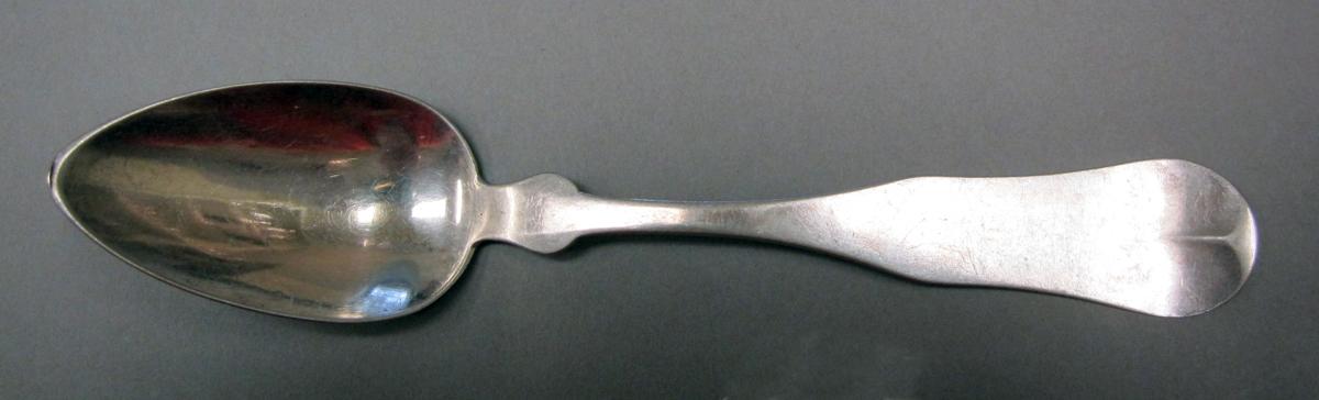 1998.0004.3742 Silver spoon upper surface