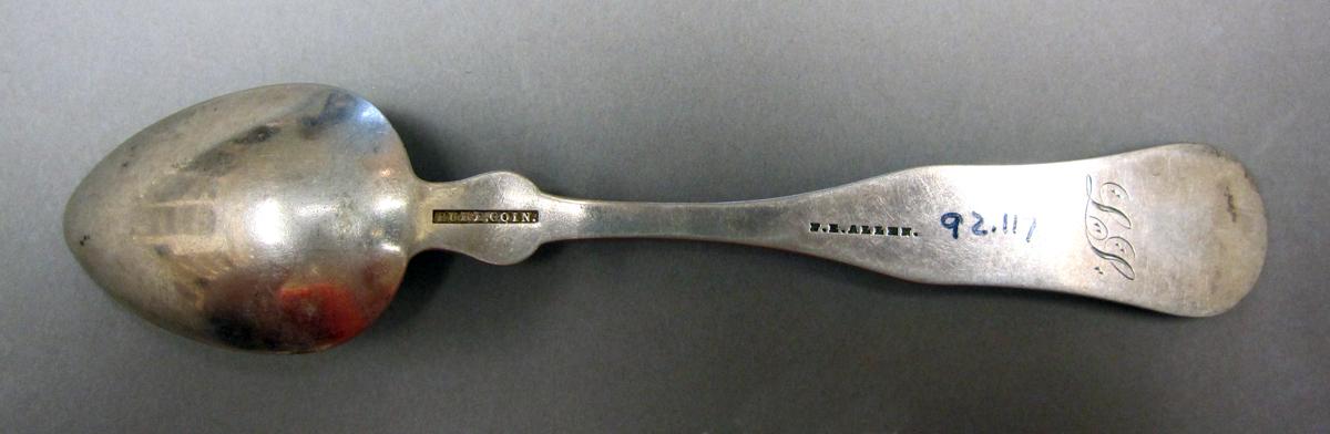 1998.0004.3742 Silver spoon underside
