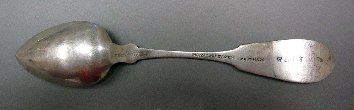 1998.0004.3743 Silver spoon underside