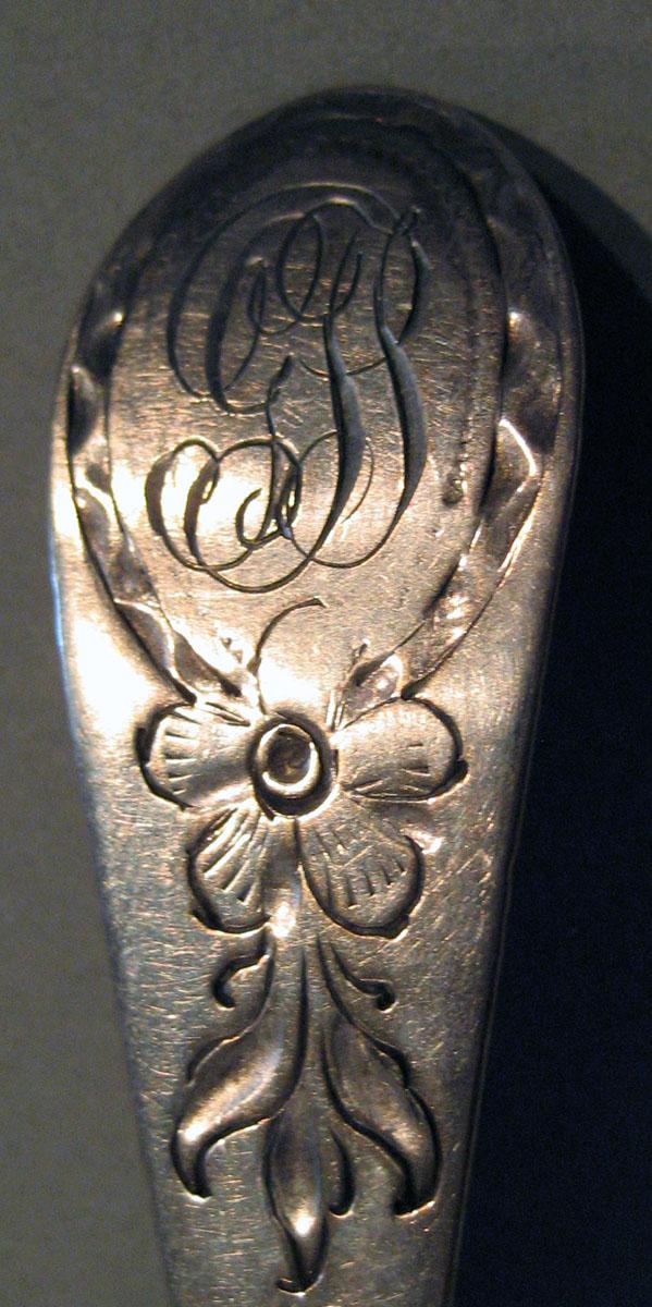 1998.0004.374 Silver Spoon engraving