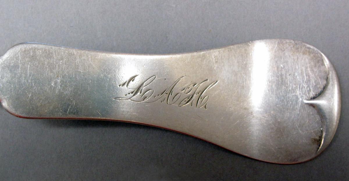 1998.0004.3751 Silver Spoon engraving