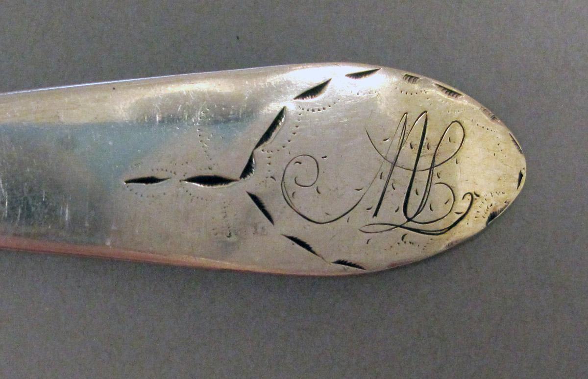 1998.0004.3753 Silver Spoon engraving