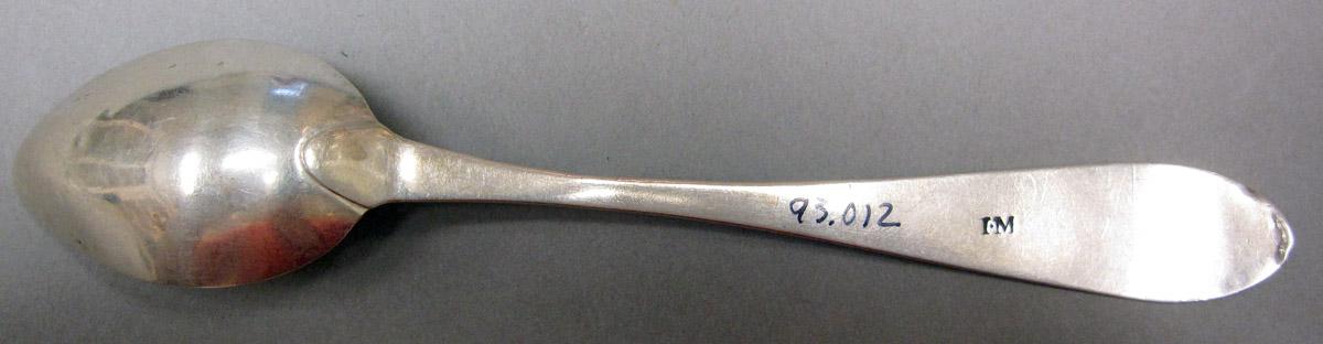 1998.0004.3756 Silver Spoon underside