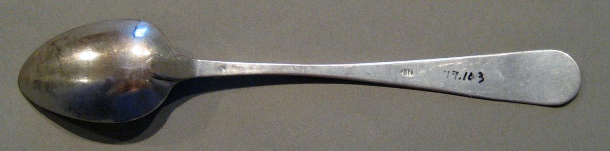 1998.0004.375 Silver Spoon underside