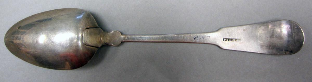 1998.0004.3761 Silver Spoon underside