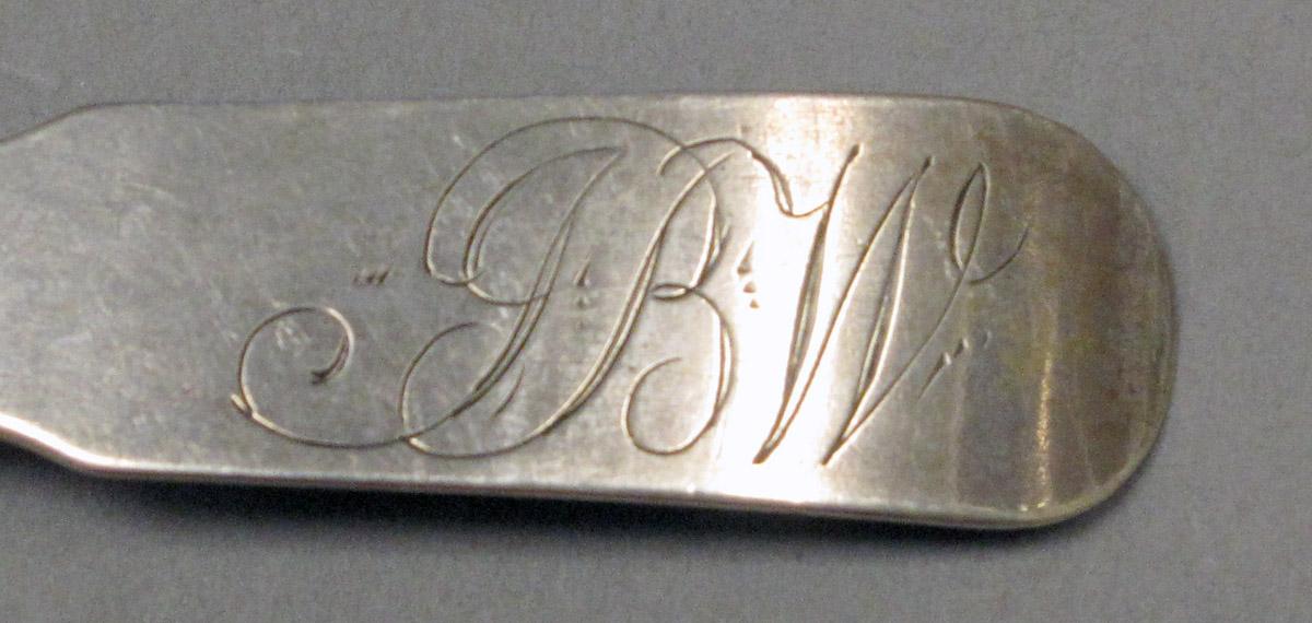 1998.0004.3766 Silver Spoon engraving