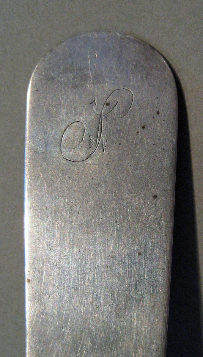 1998.0004.376 Silver Spoon engraving