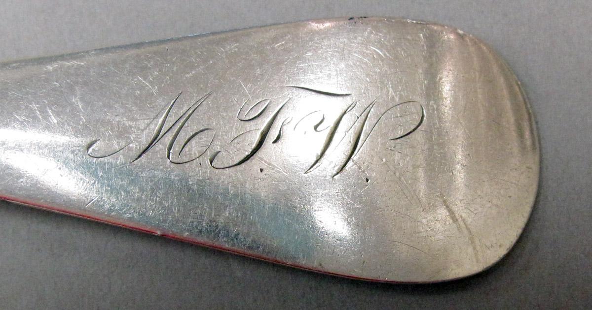 1998.0004.3773 Silver Spoon engraving